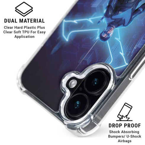 DC Comics Gotham Knights Nightwing iPhone 16 Plus Clear Case