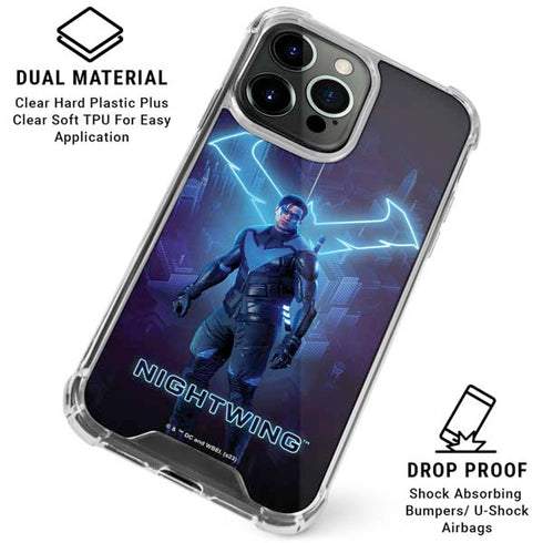 DC Comics Gotham Knights Nightwing iPhone 16 Pro Max Clear Case