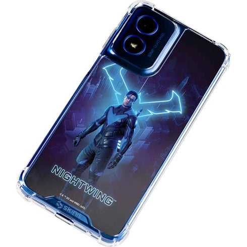 DC Comics Gotham Knights Nightwing Moto G 5G (2024) Clear Case