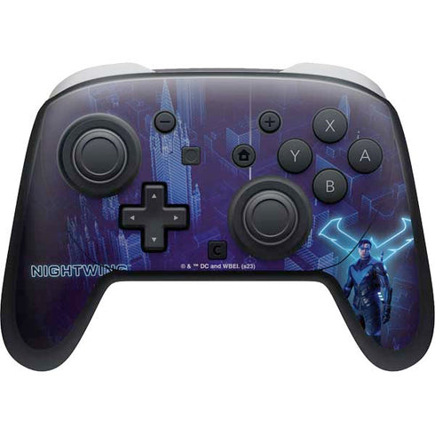 DC Comics Gotham Knights Nightwing Nintendo Switch 2 (2025) Pro Controller Skin