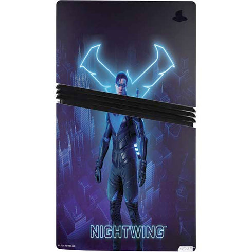 DC Comics Gotham Knights Nightwing PS5 Pro Console Skin