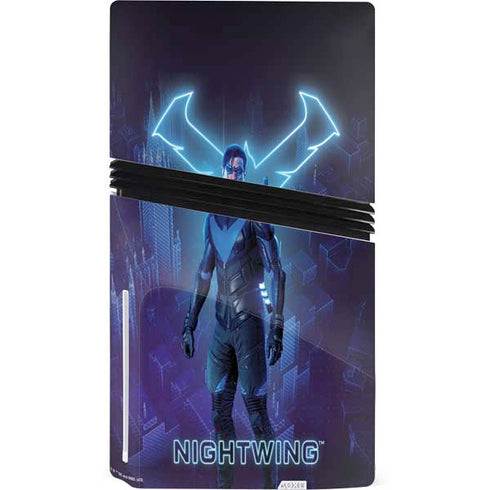 DC Comics Gotham Knights Nightwing PS5 Pro Disk Bundle Skin