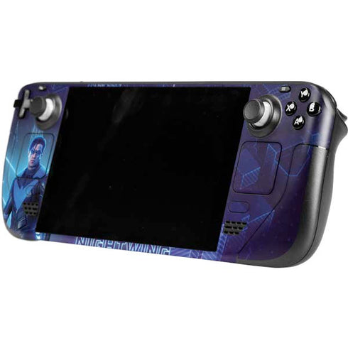 DC Comics Gotham Knights Nightwing Steam Deck Handheld Gaming Computer OLED Skin