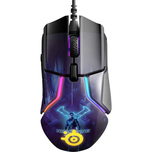 DC Comics Gotham Knights Nightwing SteelSeries Rival 600 Gaming Mouse Skin