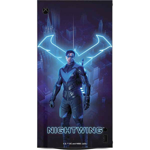 DC Comics Gotham Knights Nightwing XBox Series X Digital Edition Console Skin