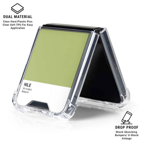 Nile Color Palette Galaxy Z Flip6 Clear Case