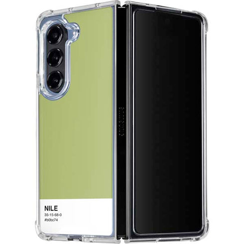 Nile Color Palette Galaxy Z Fold5 5G Clear Case