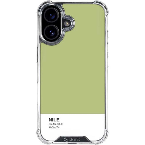 Nile Color Palette iPhone 16 Plus Clear Case