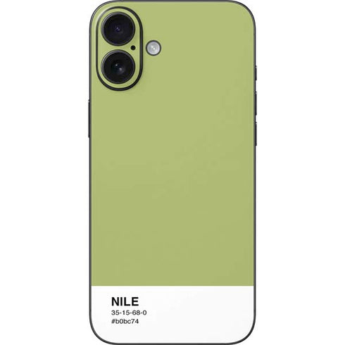 Nile Color Palette iPhone 16 Plus Skin