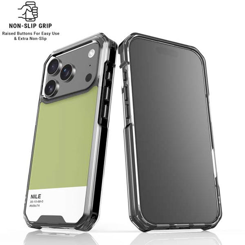Nile Color Palette iPhone 18 Pro Clear Case