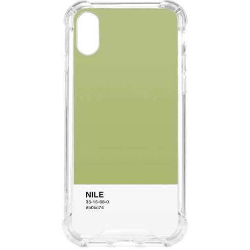 Nile Color Palette iPhone XS Clear Case