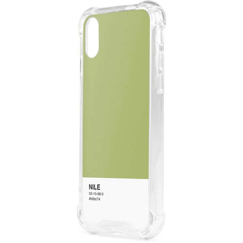 Nile Color Palette iPhone XS Clear Case