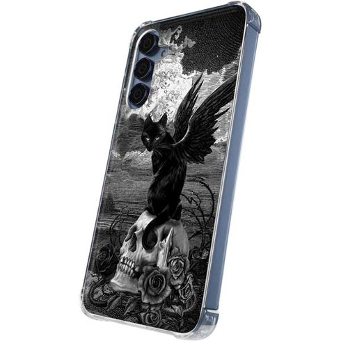 Alchemy Nine Lives of Poe Galaxy A35 5G Clear Case