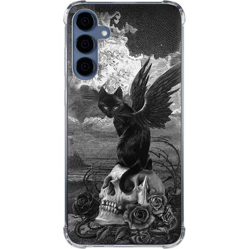 Alchemy Nine Lives of Poe Galaxy A55 5G Clear Case