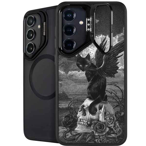 Alchemy Nine Lives of Poe Galaxy S24 FE Kickstand Case