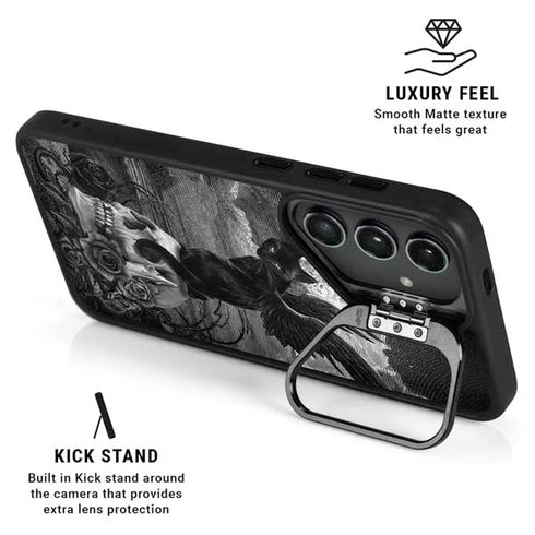 Alchemy Nine Lives of Poe Galaxy S24 FE Kickstand Case