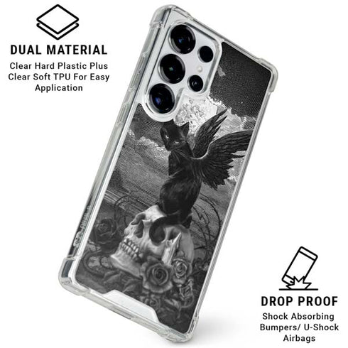 Alchemy Nine Lives of Poe Galaxy S25 Ultra Clear Case