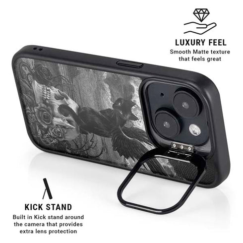 Alchemy Nine Lives of Poe iPhone 13 Kickstand Case