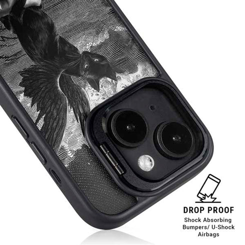 Alchemy Nine Lives of Poe iPhone 14 Kickstand Case