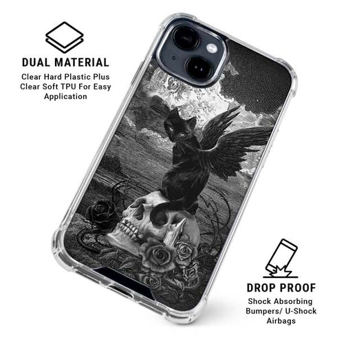 Alchemy Nine Lives of Poe iPhone 15 Clear Case