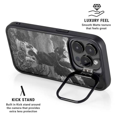 Alchemy Nine Lives of Poe iPhone 15 Pro Kickstand Case