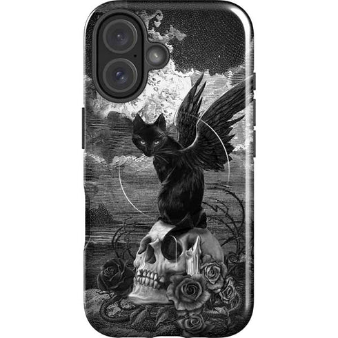 Alchemy Nine Lives of Poe iPhone 16 Magsafe Impact Case