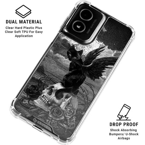 Alchemy Nine Lives of Poe Moto G Power 5G (2024) Clear Case