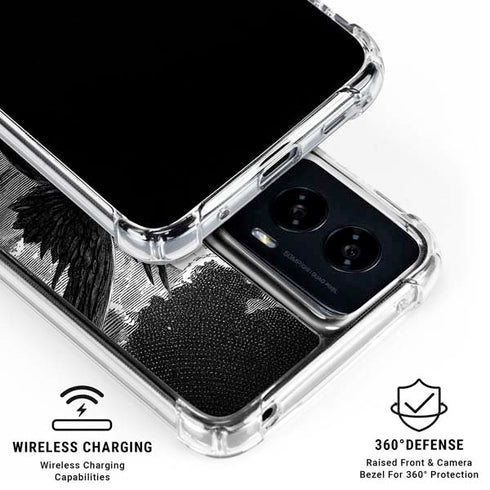 Alchemy Nine Lives of Poe Moto G Power 5G (2024) Clear Case