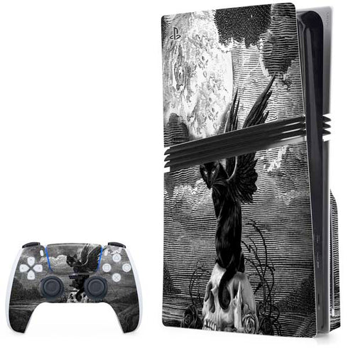 Alchemy Nine Lives of Poe PS5 Pro Disk Bundle Skin