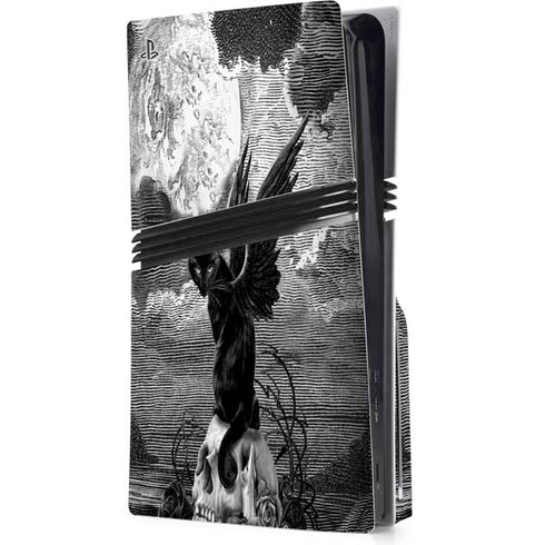 Alchemy Nine Lives of Poe PS5 Pro Disk Console Skin