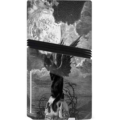 Alchemy Nine Lives of Poe PS5 Pro Disk Console Skin
