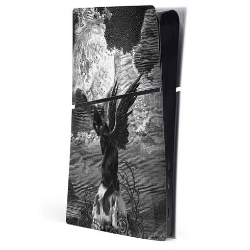 Alchemy Nine Lives of Poe PS5 Slim Digital Edition Console Skin