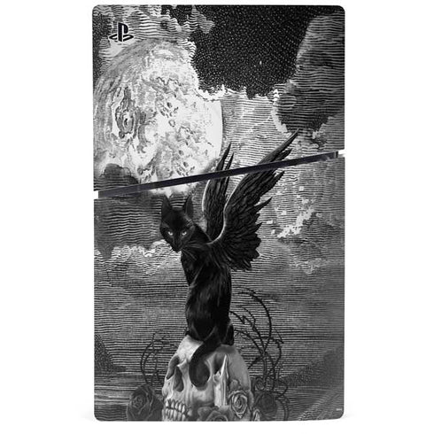 Alchemy Nine Lives of Poe PS5 Slim Digital Edition Console Skin