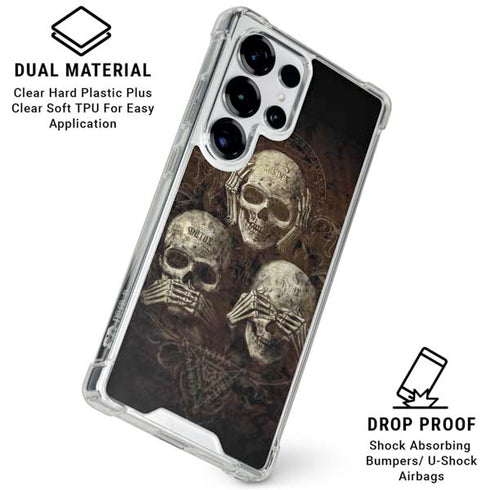 Alchemy Carta No Evil Galaxy S25 Ultra Clear Case