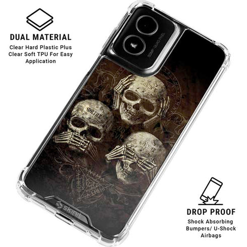 Alchemy Carta No Evil Moto G Power 5G (2024) Clear Case
