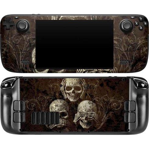 Alchemy Carta No Evil Steam Deck Handheld Gaming Computer OLED Skin