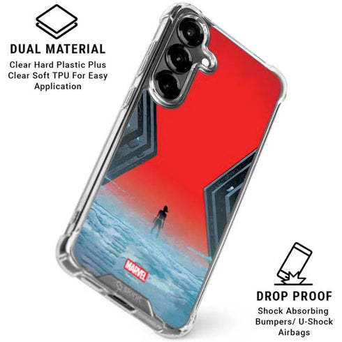 Marvel Black Widow No More Secrets Galaxy S26 Plus Clear Case