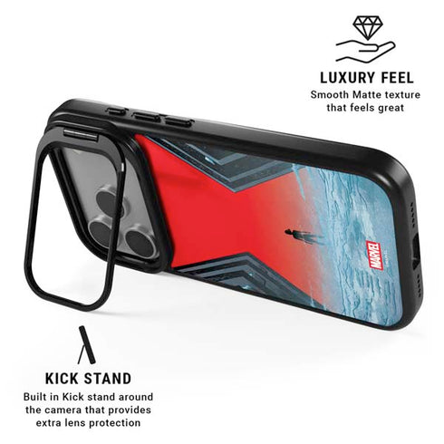 Marvel Black Widow No More Secrets iPhone 17 Pro Kickstand Case