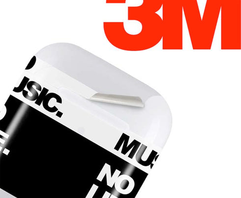No Music No Life Apple AirPods Skin