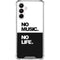 No Music No Life Galaxy A16 5G Clear Case
