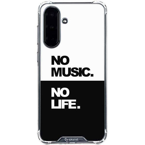 No Music No Life Galaxy A36 5G Clear Case