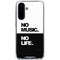 No Music No Life Galaxy A36 5G Clear Case