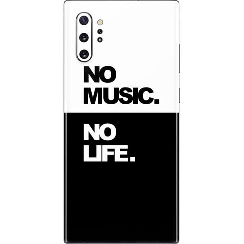 No Music No Life Galaxy Note 10 Plus Skin