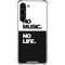 No Music No Life Galaxy S24 FE Clear Case