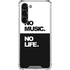 No Music No Life Galaxy S24 FE Clear Case