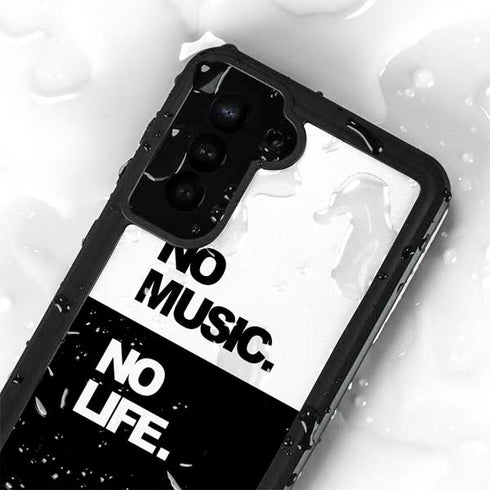 No Music No Life Galaxy S24 Plus Waterproof Case