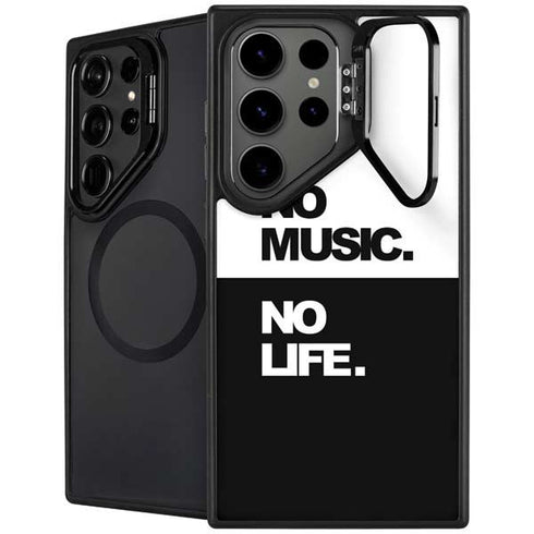 No Music No Life Galaxy S25 Ultra Kickstand Case