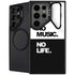 No Music No Life Galaxy S25 Ultra Kickstand Case