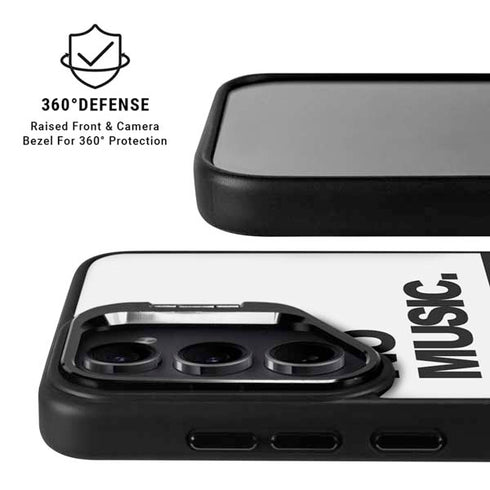 No Music No Life Galaxy S25 Ultra Kickstand Case