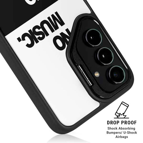 No Music No Life Galaxy S25 Ultra Kickstand Case